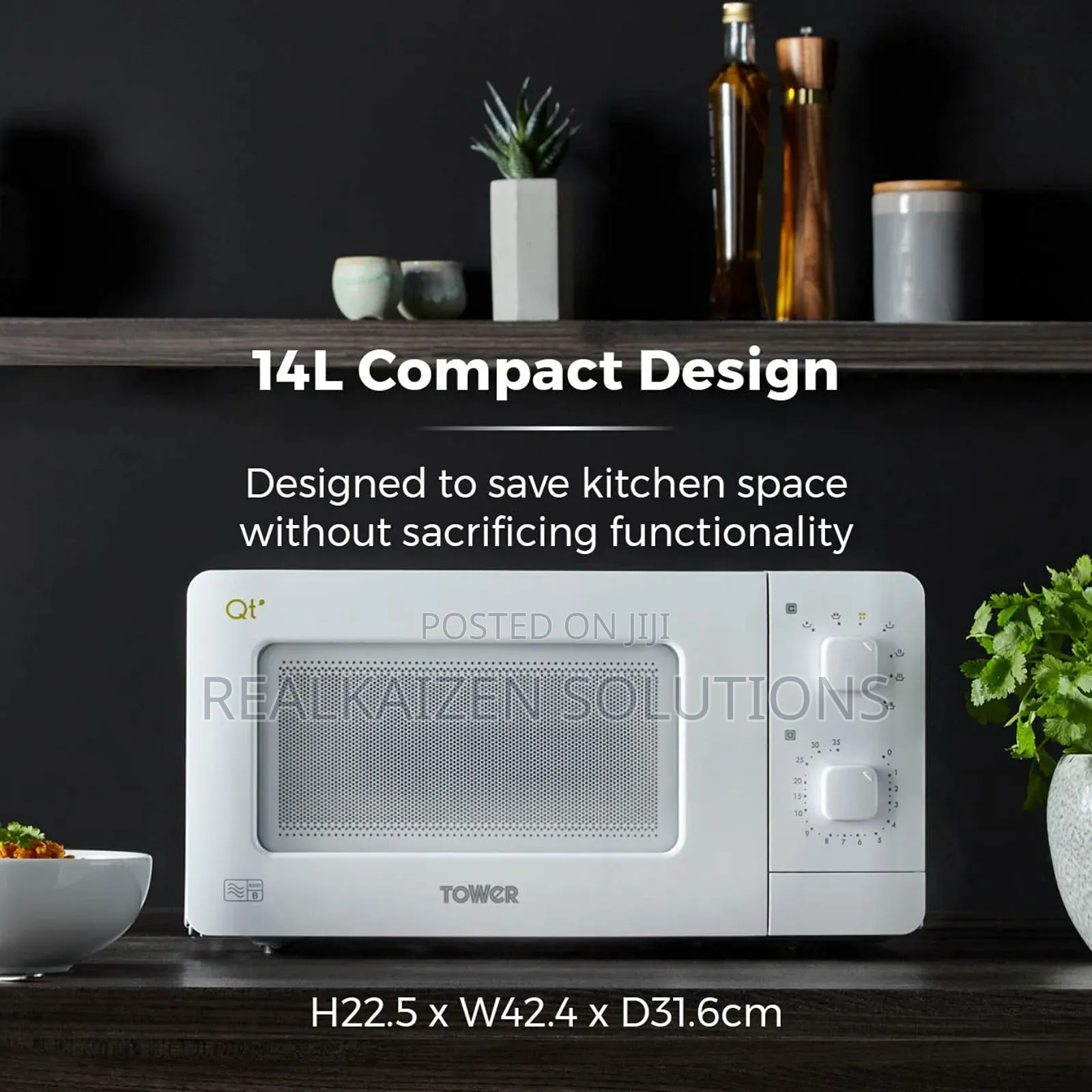 Uk Tower Manual Control Microwave Oven With Dual Wave Technology