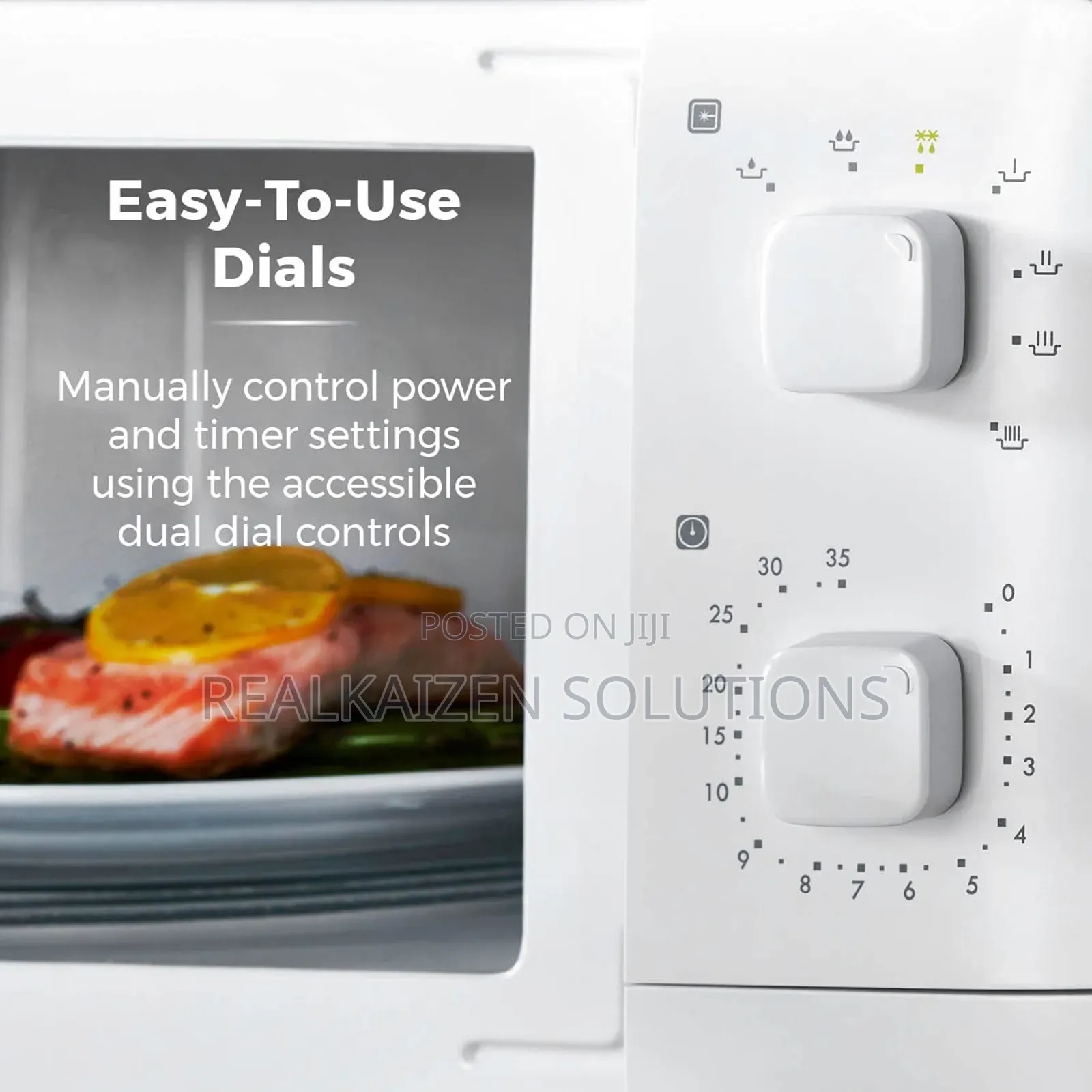Uk Tower Manual Control Microwave Oven With Dual Wave Technology