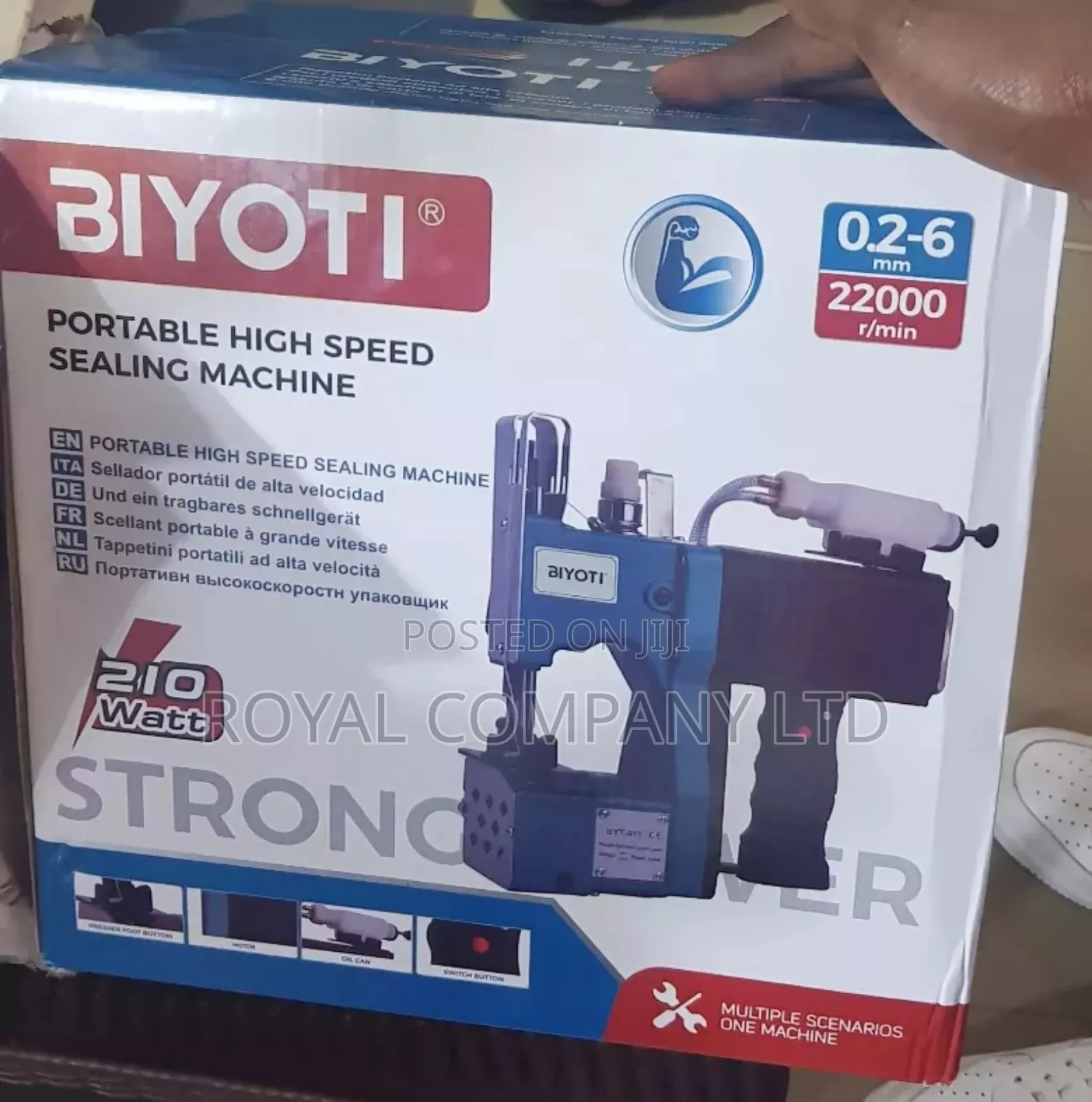 Portable Rechargeable High Speed Sealing Machine
