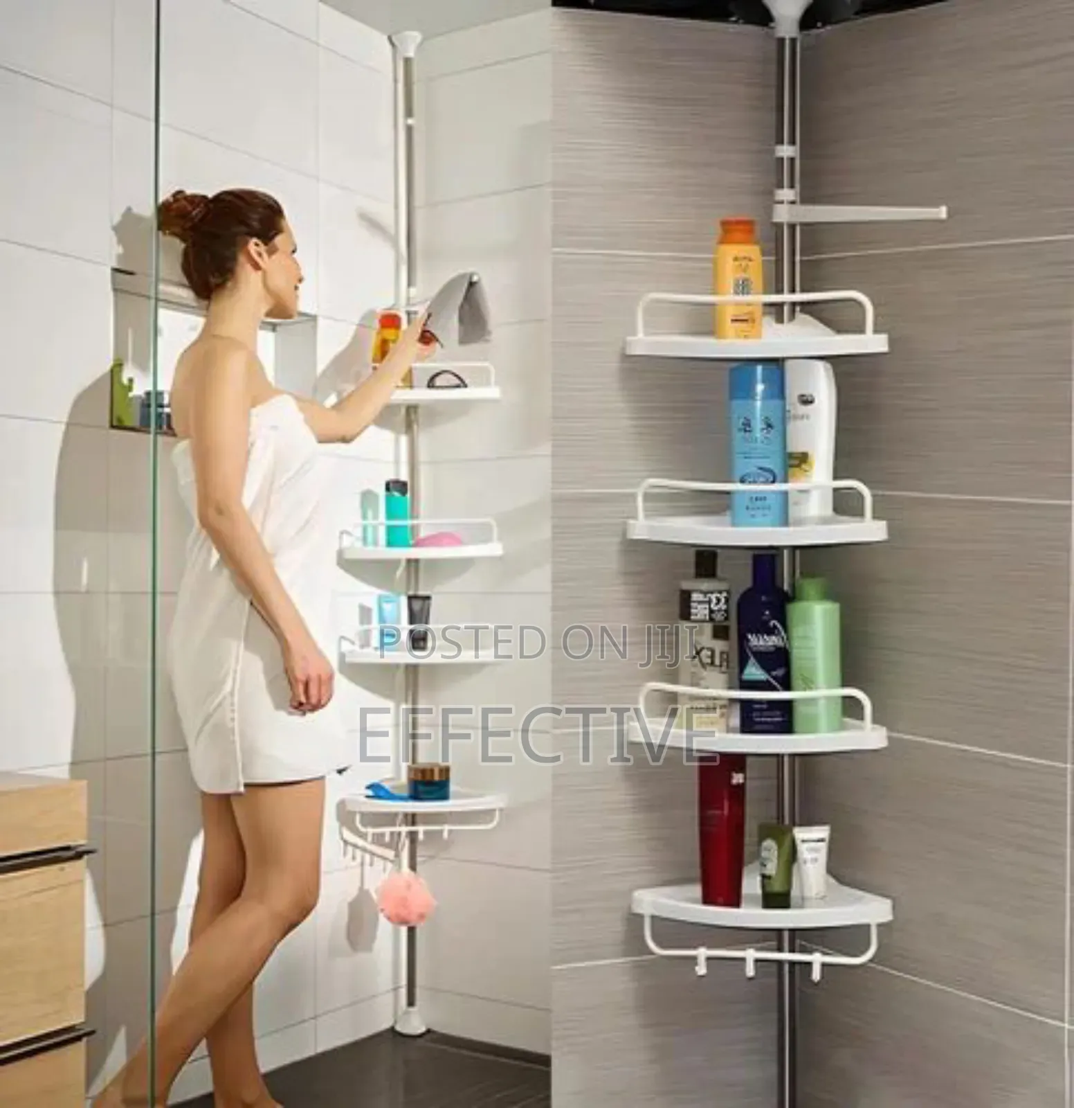 Telescopic Bathroom Corner Shelf