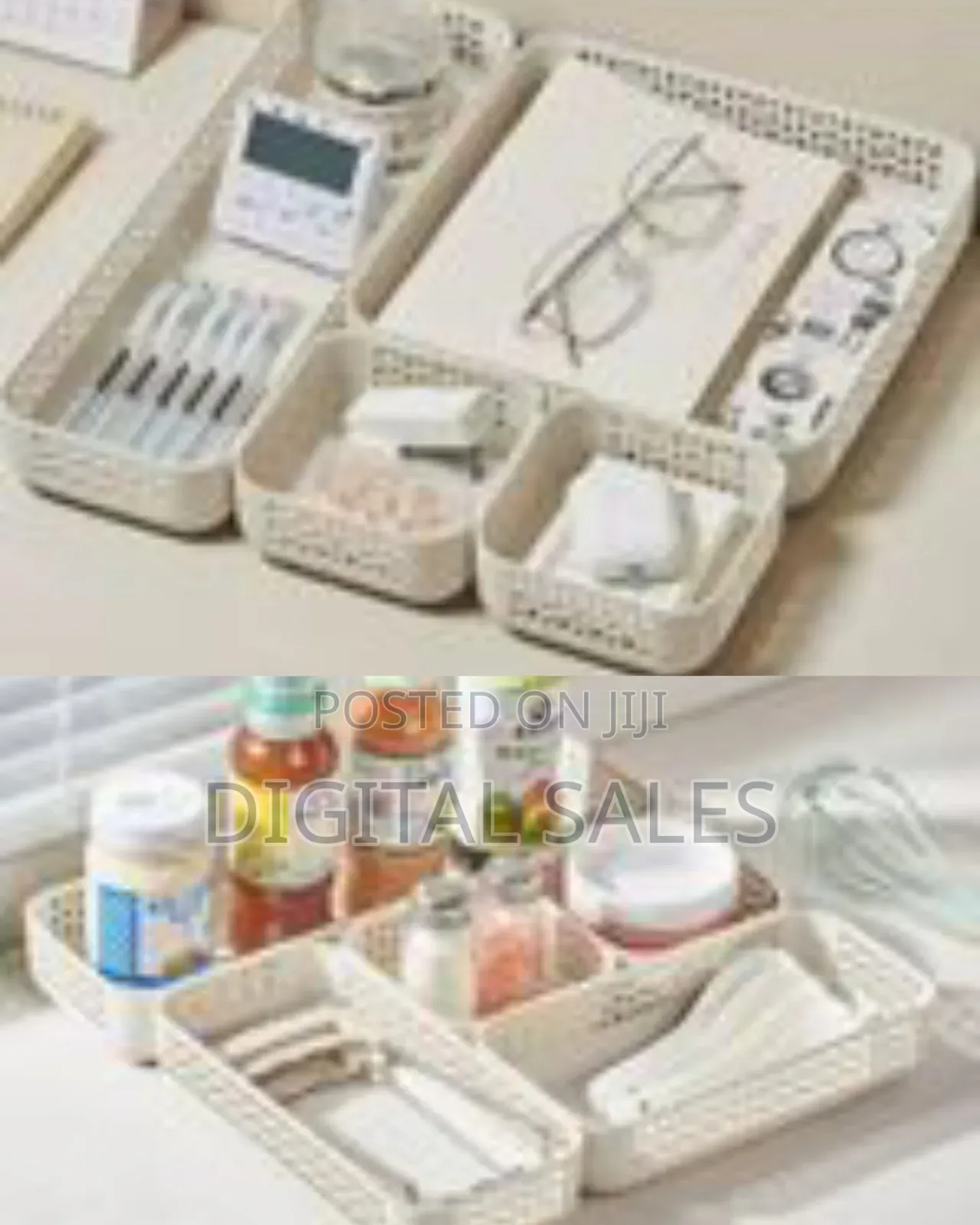 Storage Box With Drawer Storage Baskets Split Pantry Organizer Tl