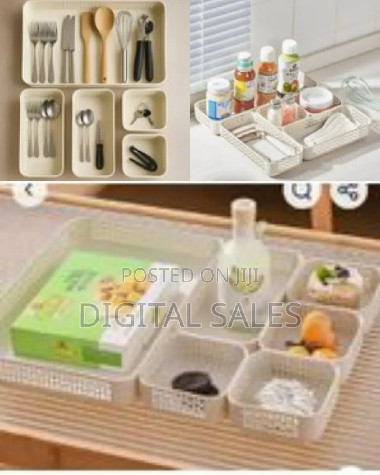 Storage Box With Drawer Storage Baskets Split Pantry Organizer Tl