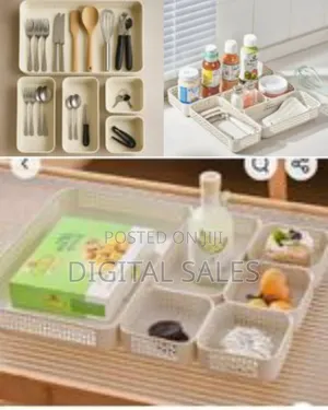 Storage Box With Drawer Storage Baskets Split Pantry Organizer Tl