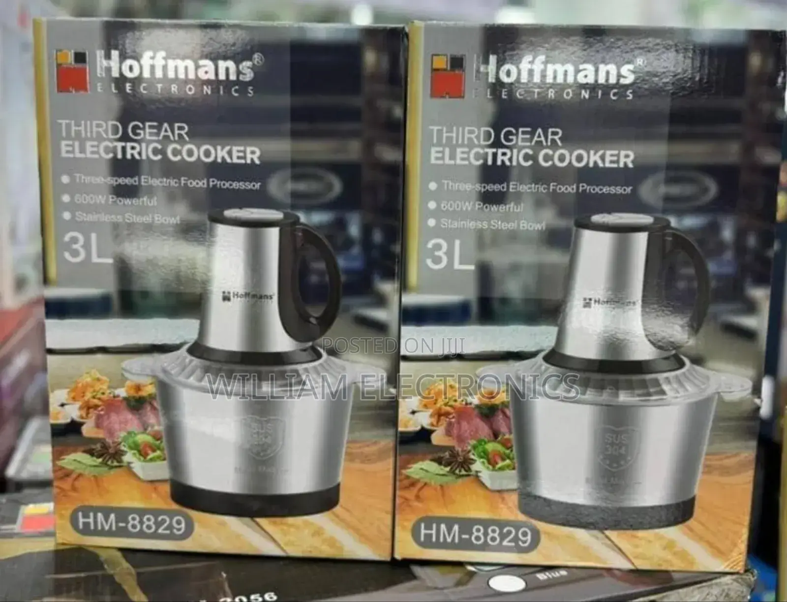 3litres Hoffmans Food Chopper Hm-8829/Hoffmans Food Chopper
