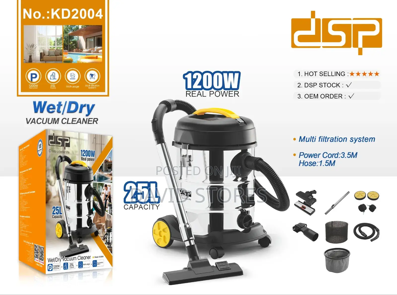 DSP 25l Vacuum