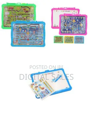 White White Board for Writing 310x225 Mm /Puzzle Maze Toy Rolling