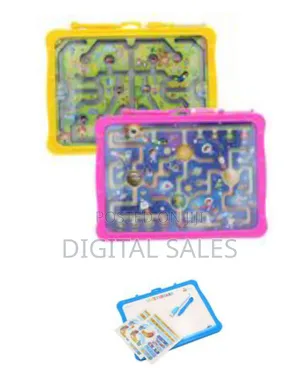 White White Board for Writing 310x225 Mm /Puzzle Maze Toy Rolling