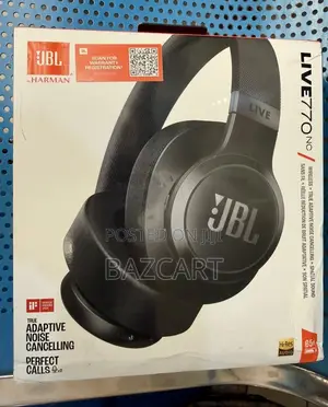 Jbl Live 770nc Wireless Over Ear Headphones, Black