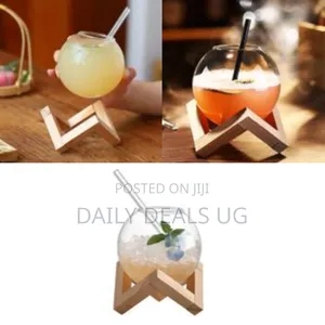 6 Pieces of Moon Round Ball Shaped Cocktail Glass