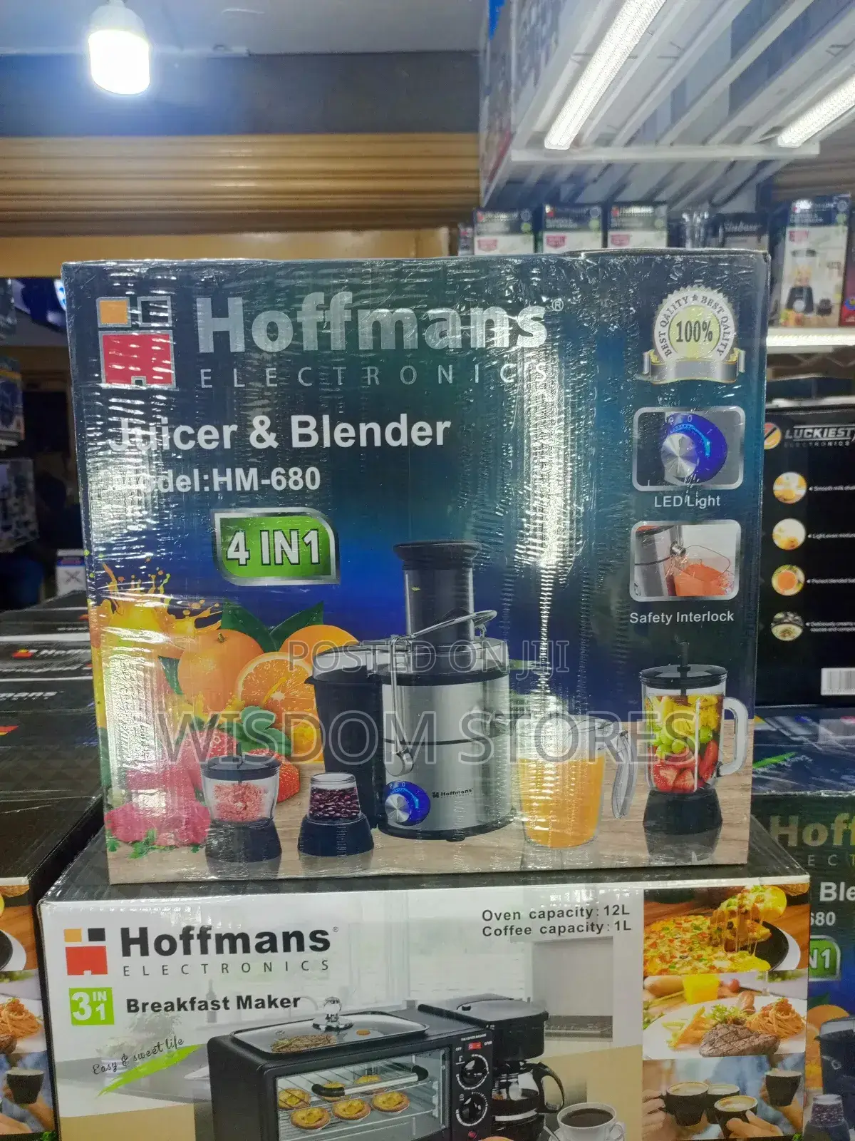 4-in-1 Electric Juicer and Blender.