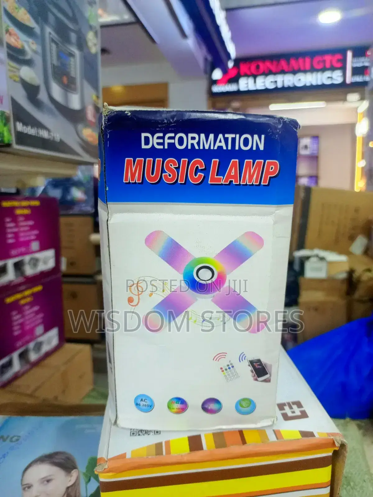 Led Four-Leaf Bluetooth Music Lamp
