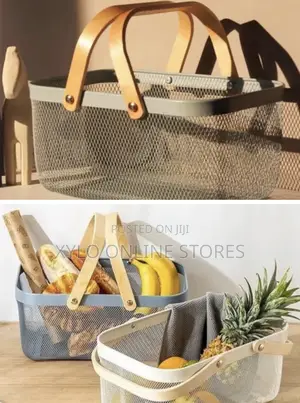 Metal Mesh Storage Basket
