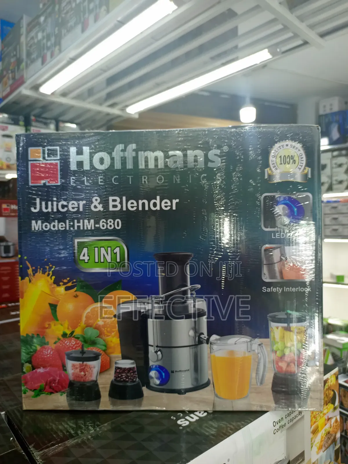 Electric Juicer and Blender.