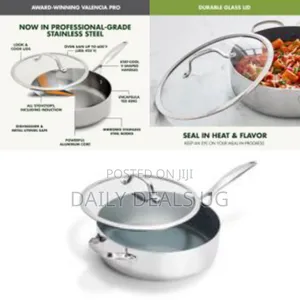 28cm Tri-Ply Stainless Steel 5qt Saute Pan
