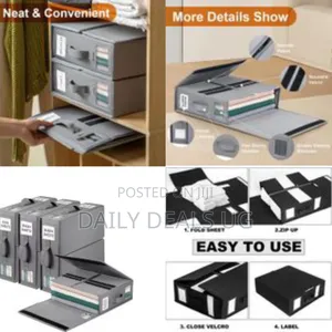 2 Pack Bed Sheet Organiser, Foldable Bedding Storage With Handle