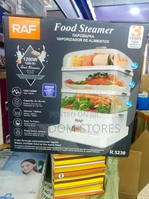 3 Tier Electric Food Cooking Steamer Pot With Display, Timer Fuction
