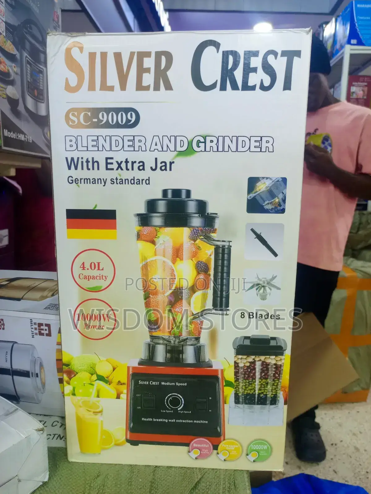 Silver Crest Blender and Grinder.