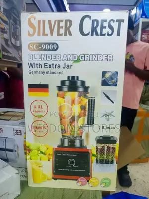 Silver Crest Blender and Grinder.