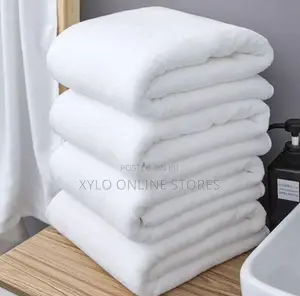 Pure White Bath Towels