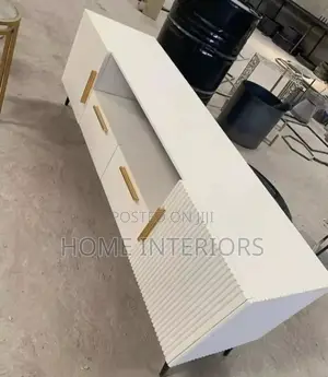 Tvstand With Golden Handles
