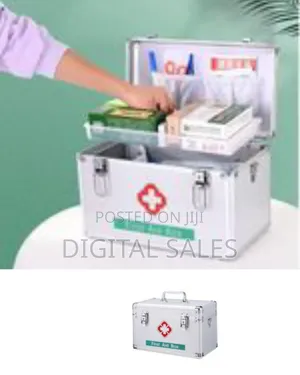 14inch Home First Aid Kit Medicine Box, First Aid Safe With Lock