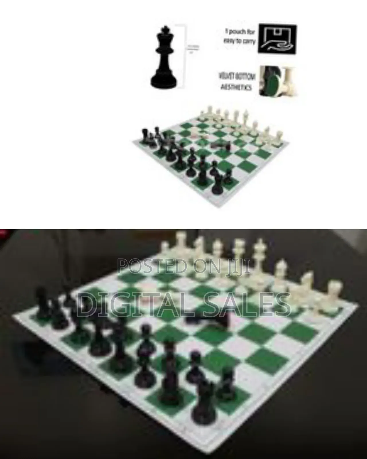 35 X 35cm the Criff Foldable Tournament Chess Set With Solid Plasti