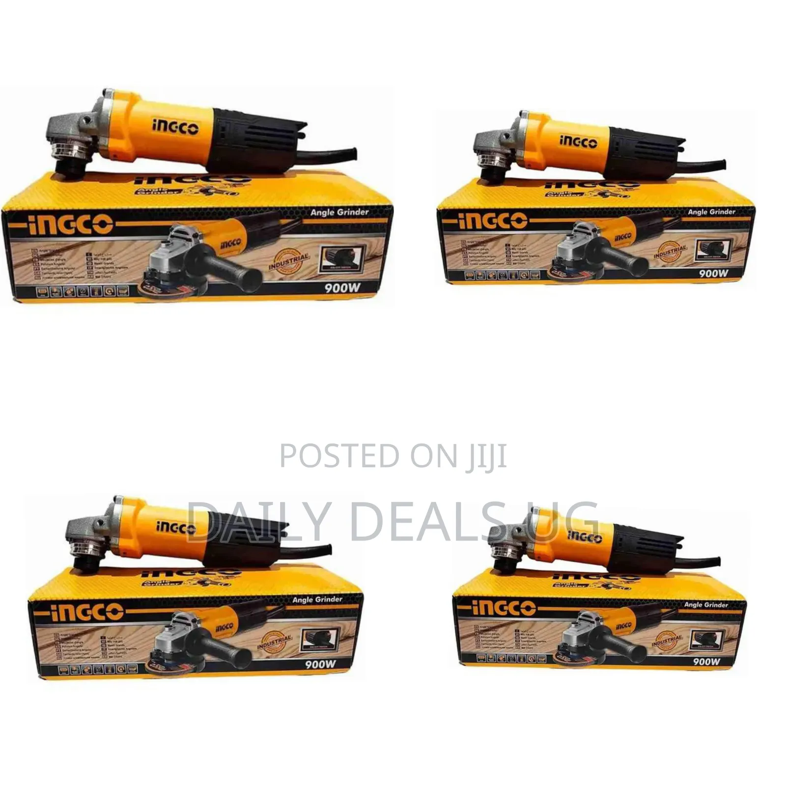 Angle Grinder, 900w - Orange, Black