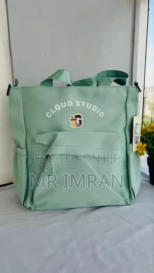 Cloud Studio Multi-Pocket Shoulder Tote Bag