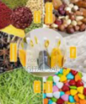 5pcs (2.5l) Multi-Grain Refillable Plastic Storage Bags, Grain