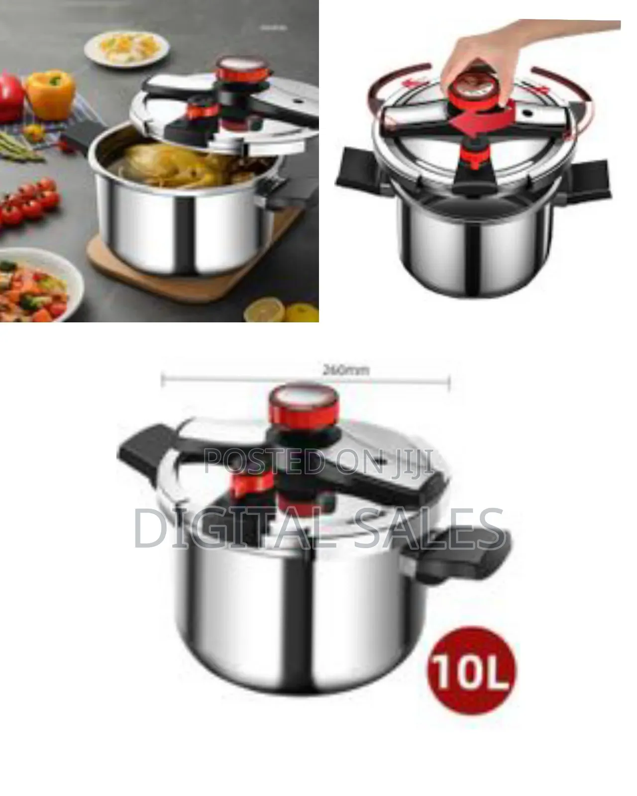 10l High Energy Saving Three-Layer Base Stainless Steel Pressure