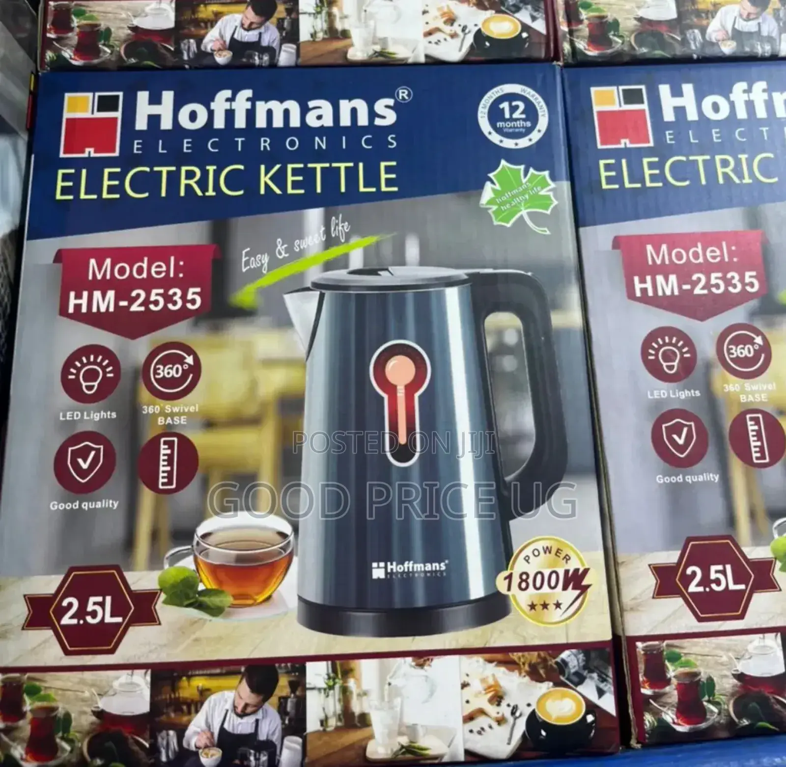 Hm2535 Hoffman 2.5l Kettle With Led Light