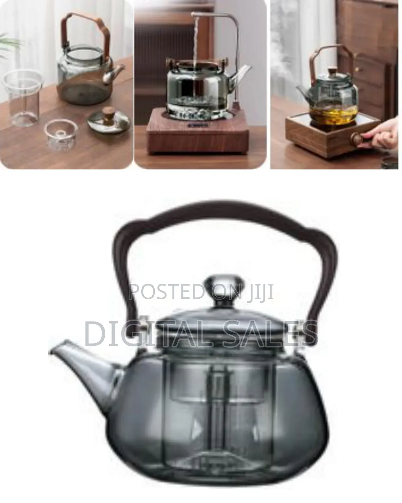 1.5 Litre Craft Tea Kettle With Infuser Heat-resistant Glass Teapot