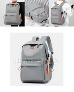 Solid Color Business Travel Backpack Man Nylon Lightweight Water Proo