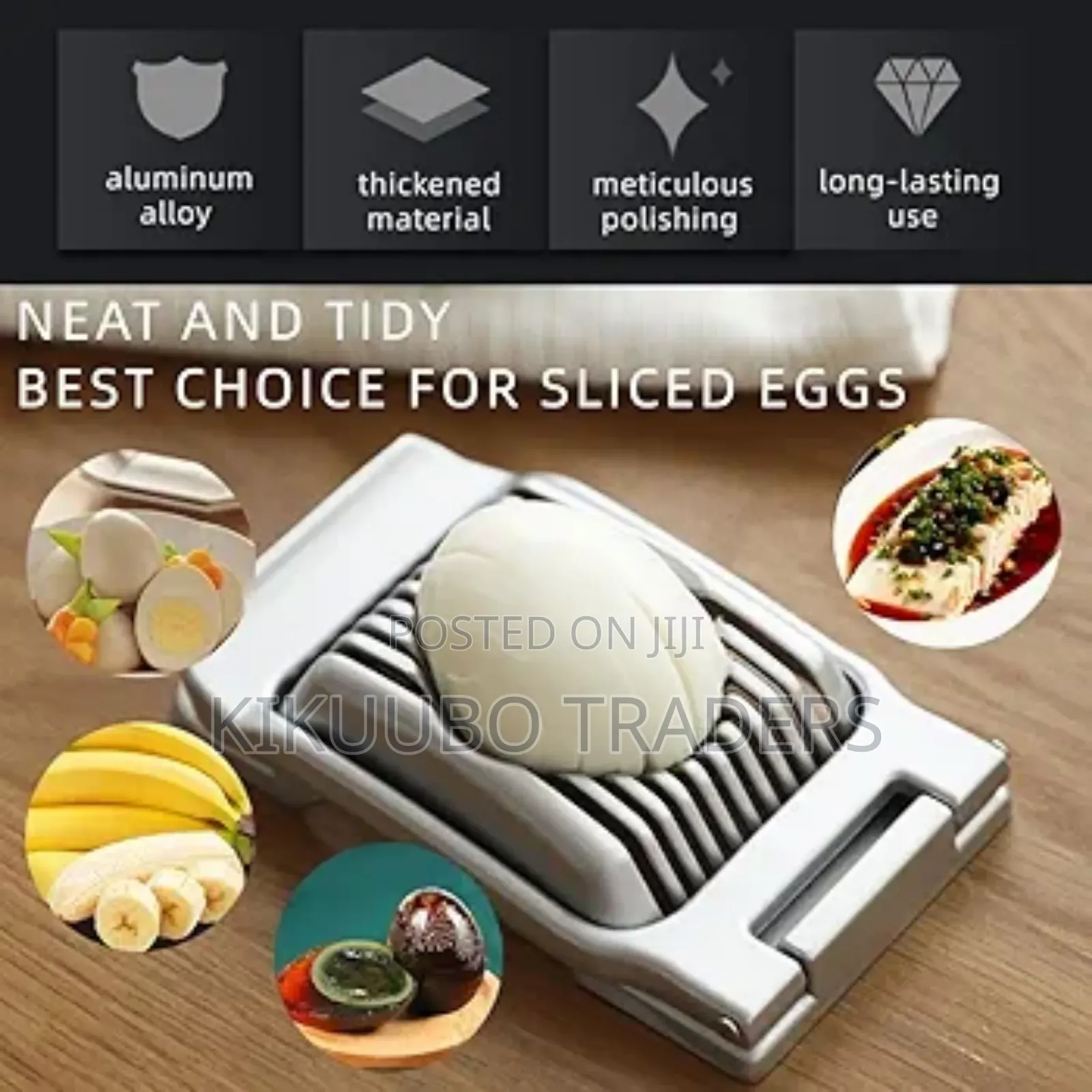 Egg Cutter Stainless Steel Dishwasher Safe, Egg Divider