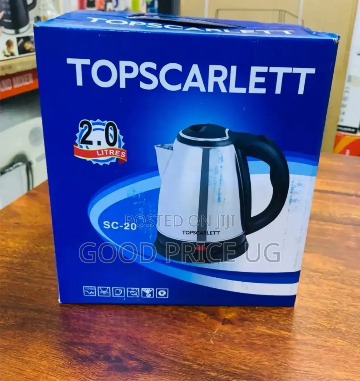 2l Scarlet Kettle Stainless Steel