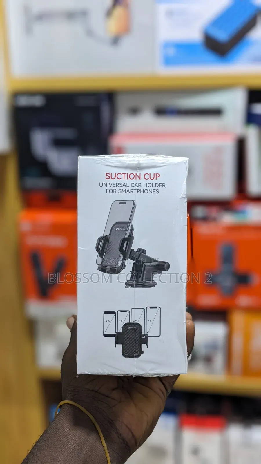 Davin Car Phone Holder With Suction Cup