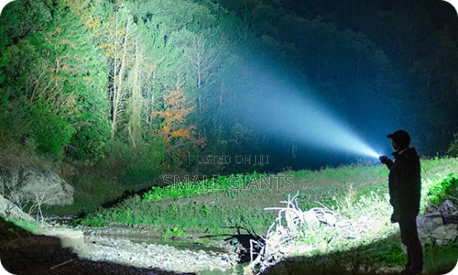 Solar-Powered Rechargeable Led Flashlight