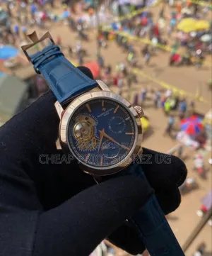 Constantin Blue Leather Watch | Blue