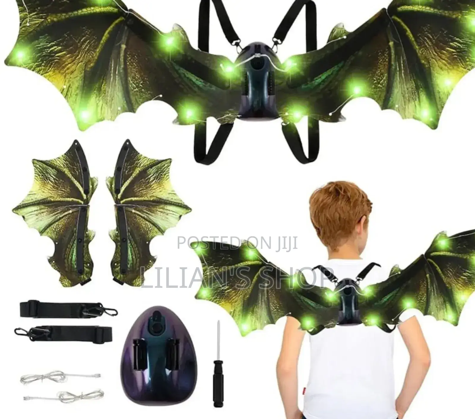 Toddler Electric Dragon Wings