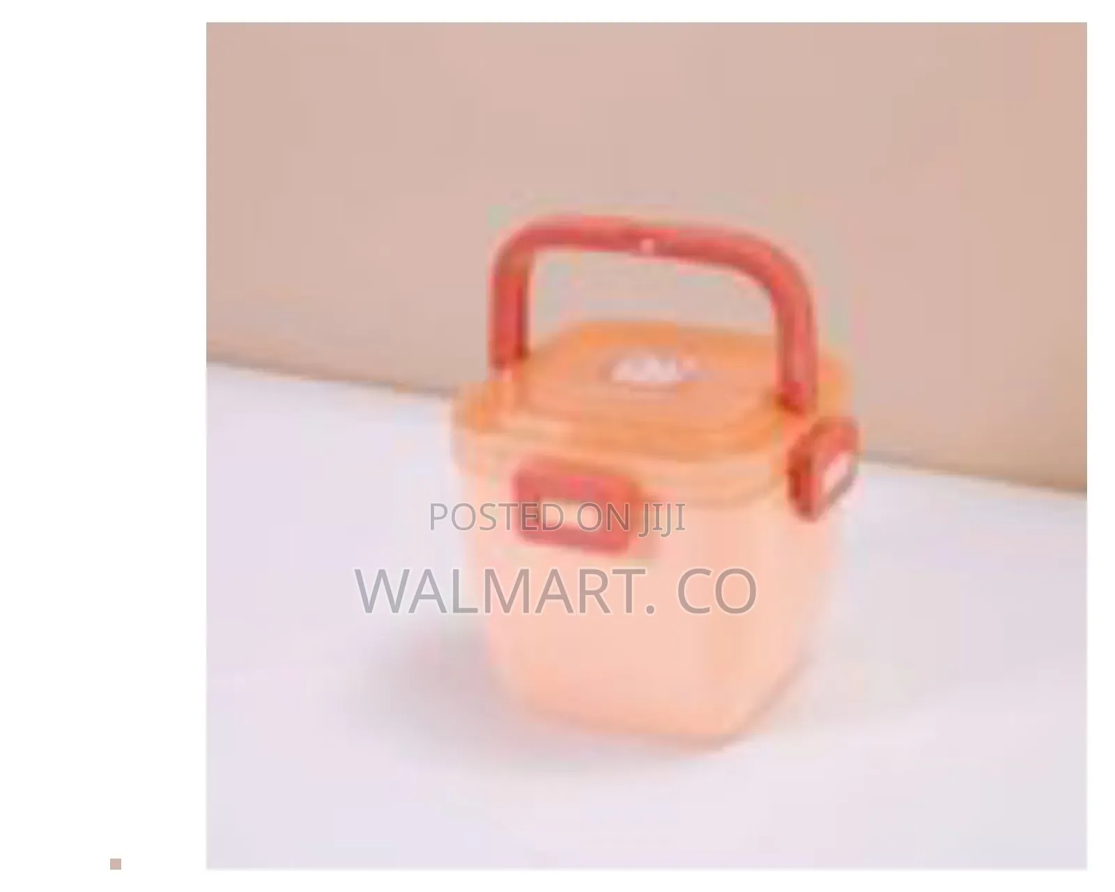 Portable Microwaveable Plastic Double Layer Bento Lunch Box