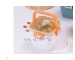 Portable Microwaveable Plastic Double Layer Bento Lunch Box