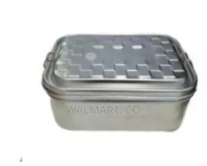 Stainless Steel Rectangle Lunch Box With Buckle Leak