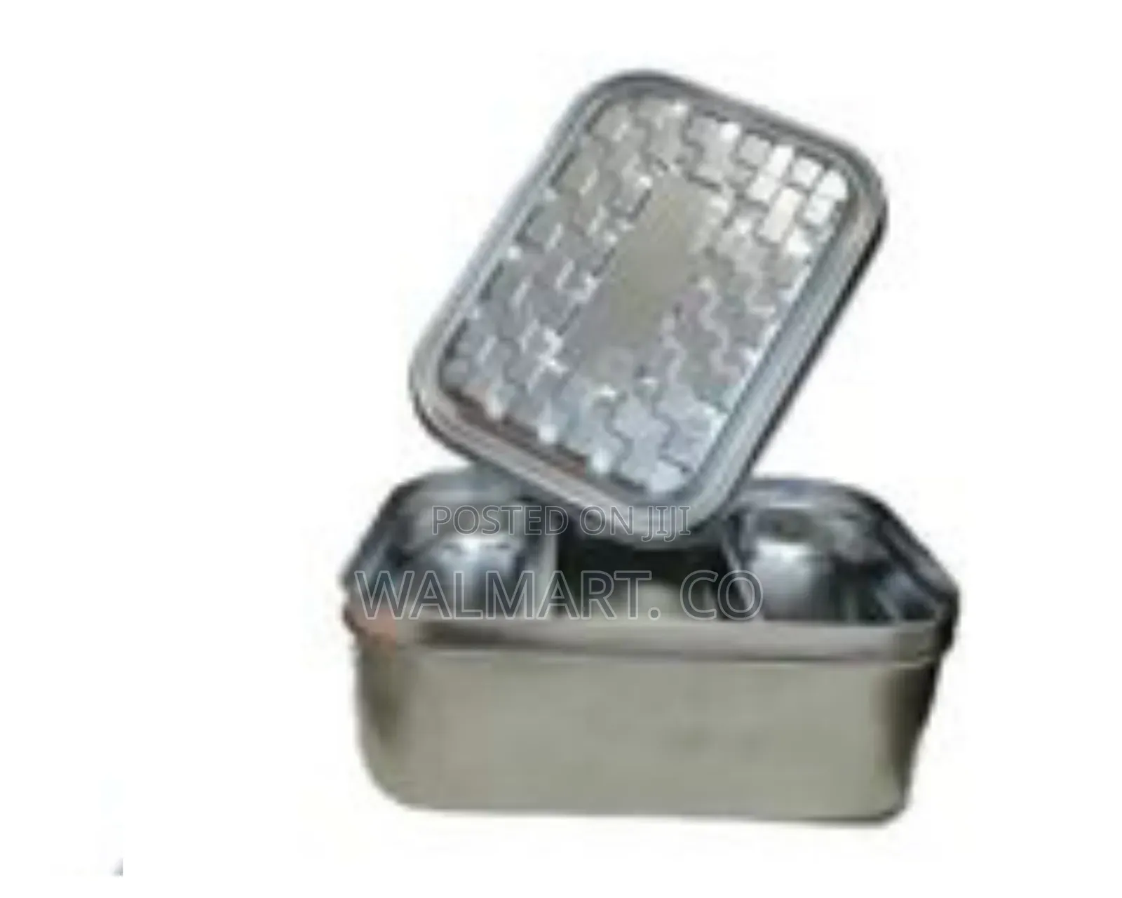 Stainless Steel Rectangle Lunch Box With Buckle Leak