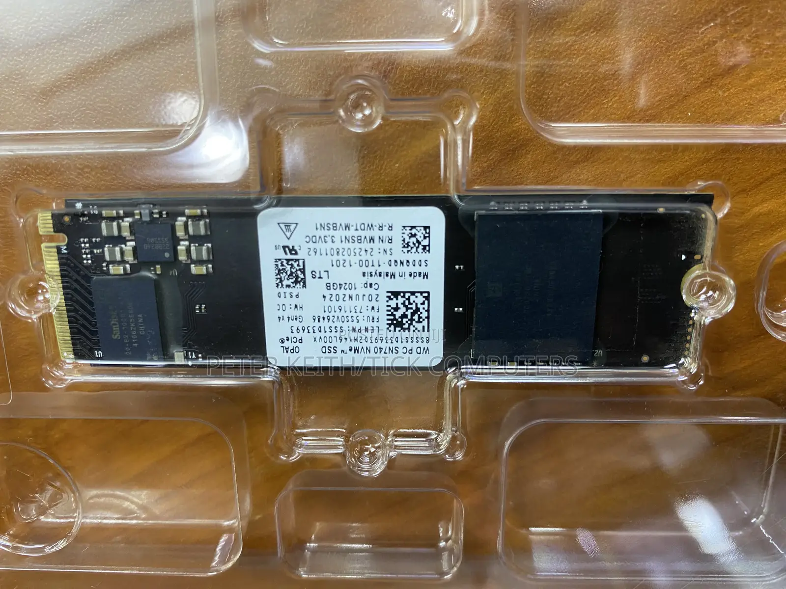 Western Digital (Wd) 1 Terabyte Pcie Gen4 Pc Sn740 Nvme Ss