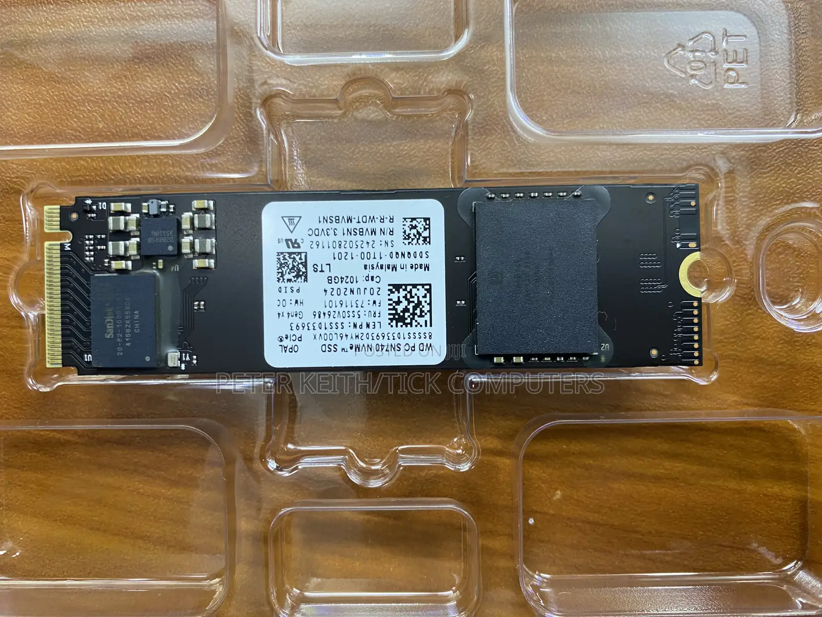 Western Digital (Wd) 1 Terabyte Pcie Gen4 Pc Sn740 Nvme Ss