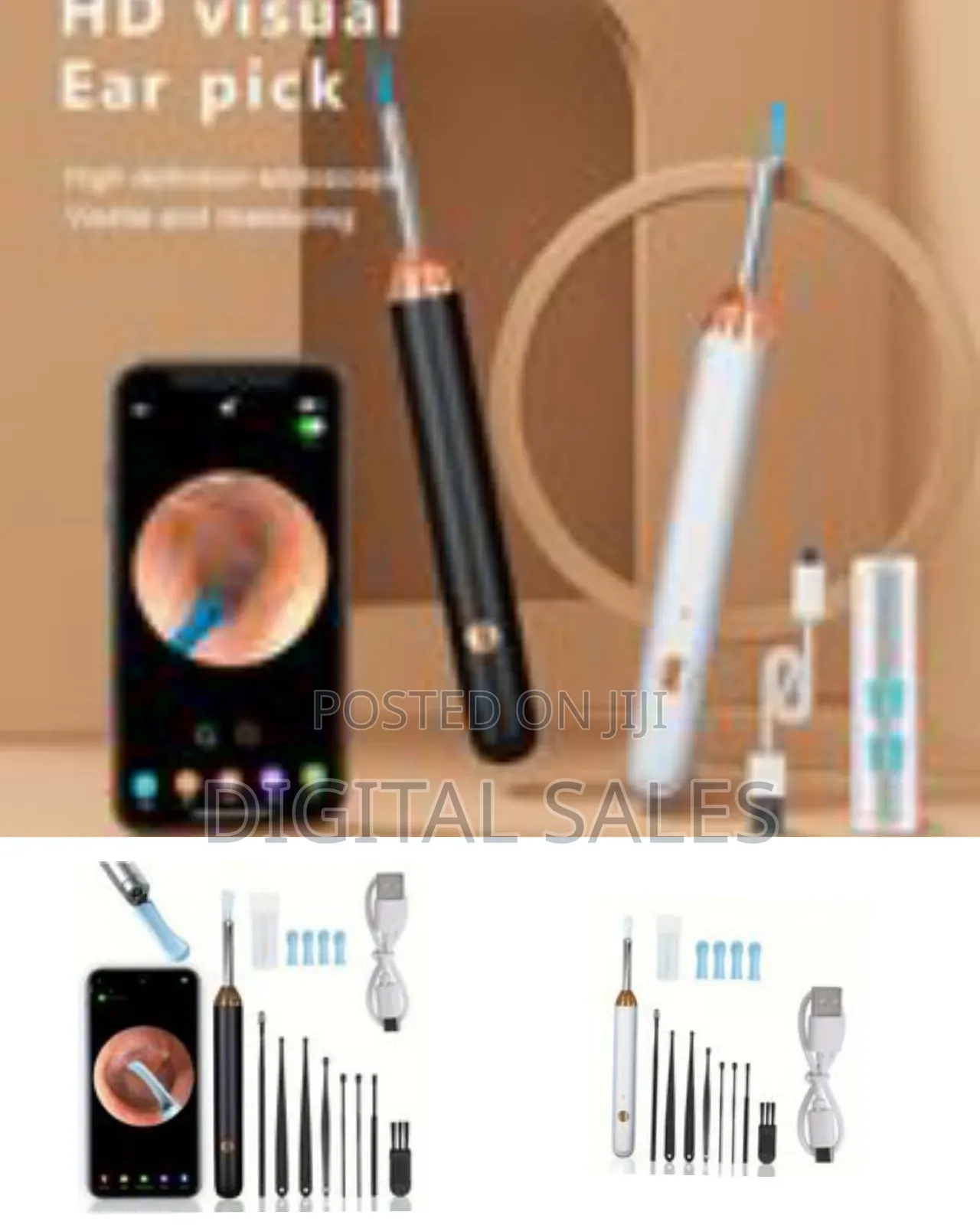 1 Piece of Wireless Intelligent Visual Ear Wax Removal Cleaner