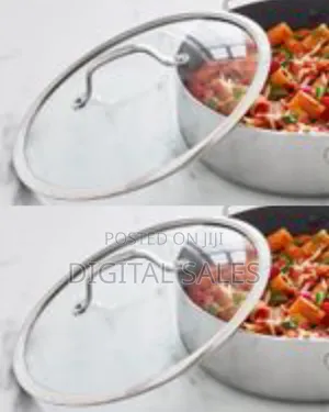 26cm Tri-Ply Stainless Steel 5qt Saute Pan With Lid, Induction