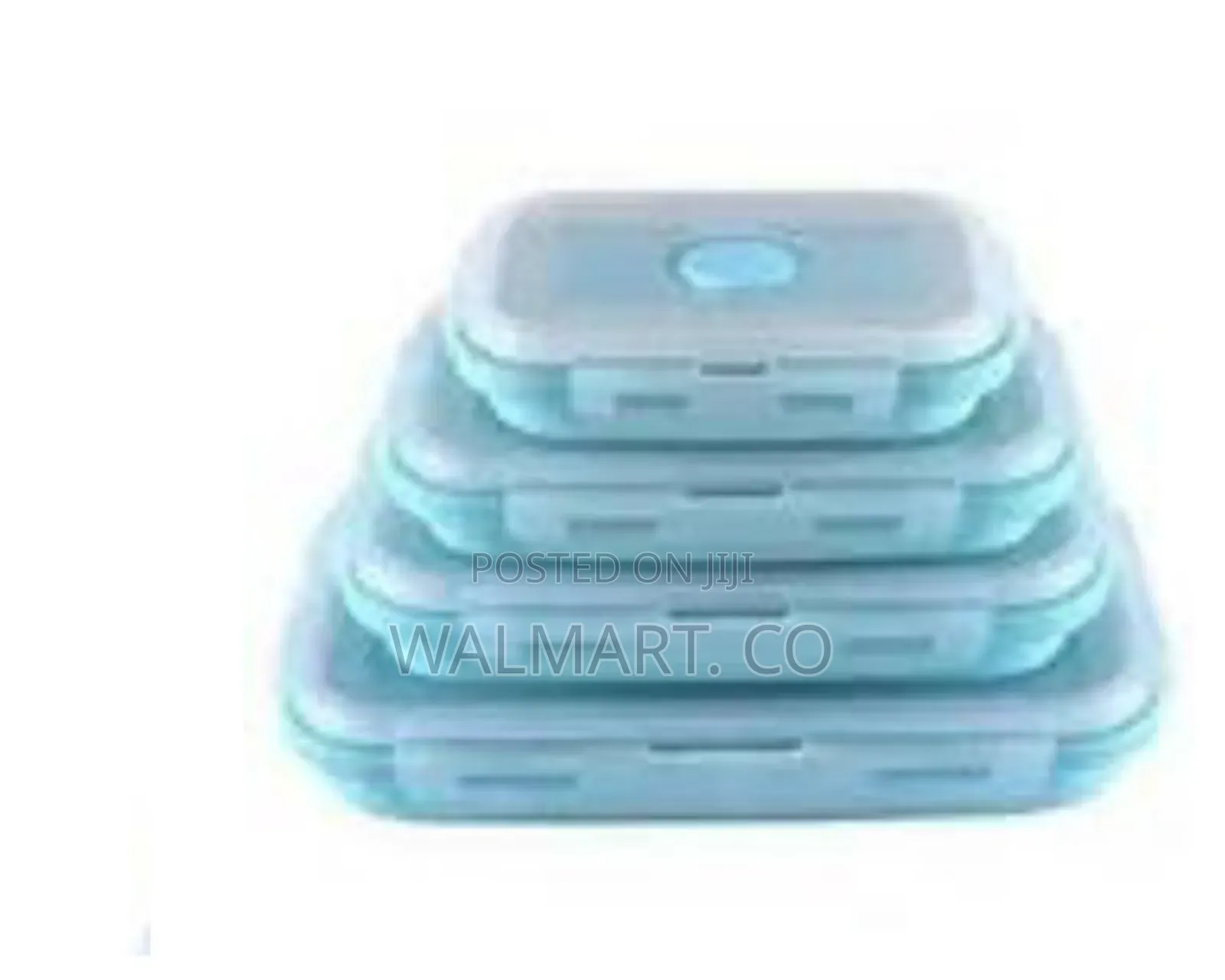4 Pack Silicone Lunch Box Meal Box