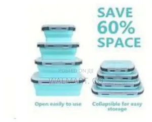 4 Pack Silicone Lunch Box Meal Box