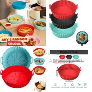 2 Pack of Air Fryer Silicone Liners Basket for 3-5 Qt